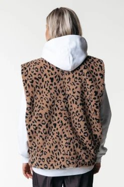Yoni Teddy Gilet | Warm Brown